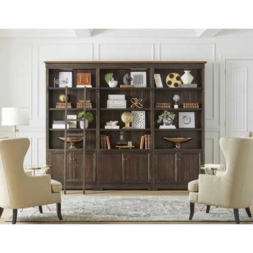 Large Brown Wooden Bookcase Wi – Home Office Library Bewertung und Preis